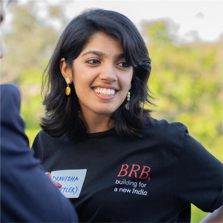 A portrait of Dravisha Katoch - an early stage VC at Antler India who is a 2x TEDx speaker, and a go-to person for all things marketing, growth, and operations. She's currently building From Day Zero within Antler India.